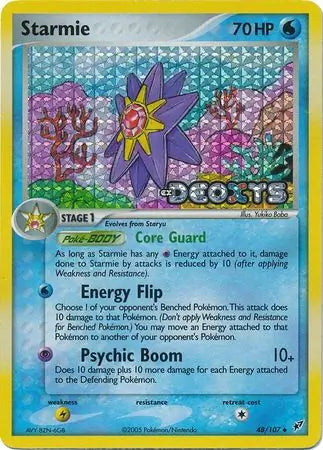 EX Deoxys Starmie #48/107 reverse holo